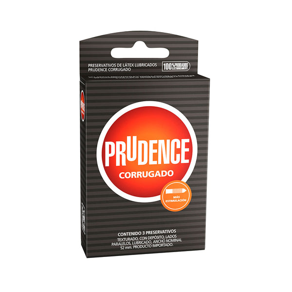 Condones Prudence Corrugado x 3