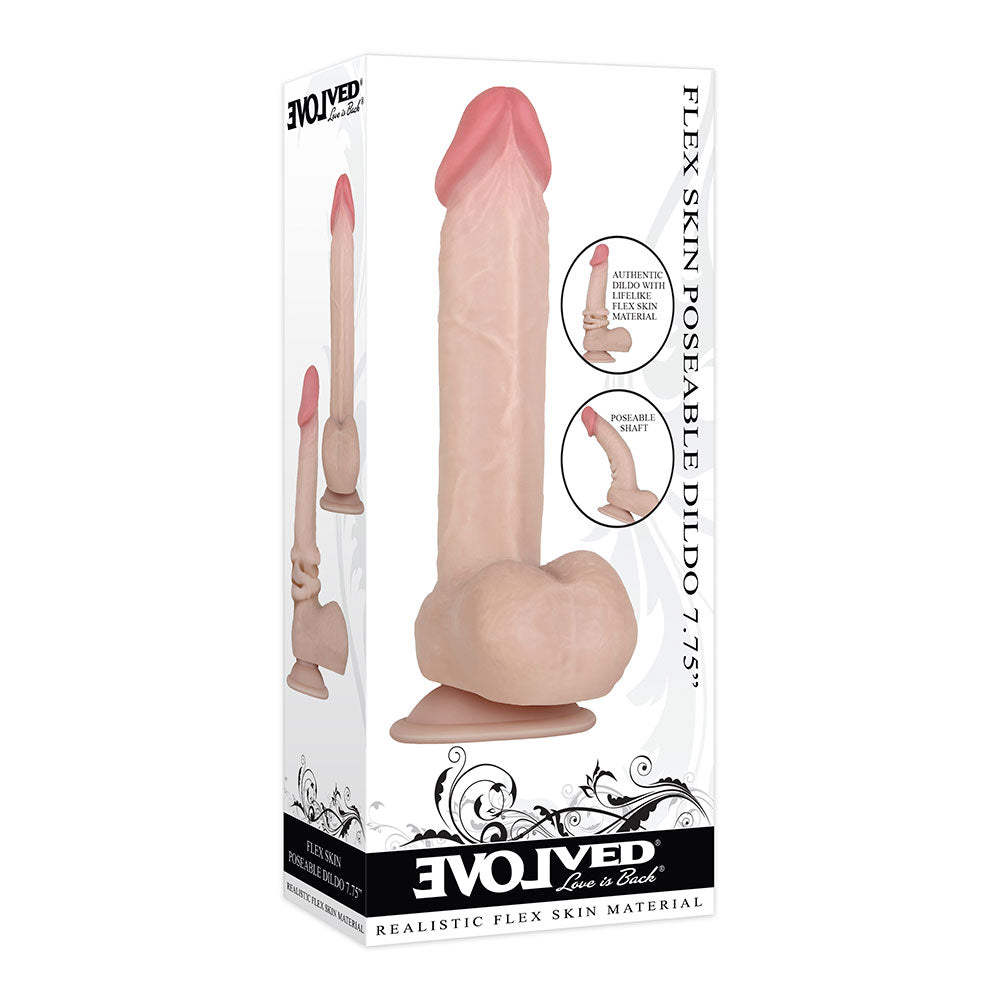 Dildo Realista Flex Posable 19.6 cm