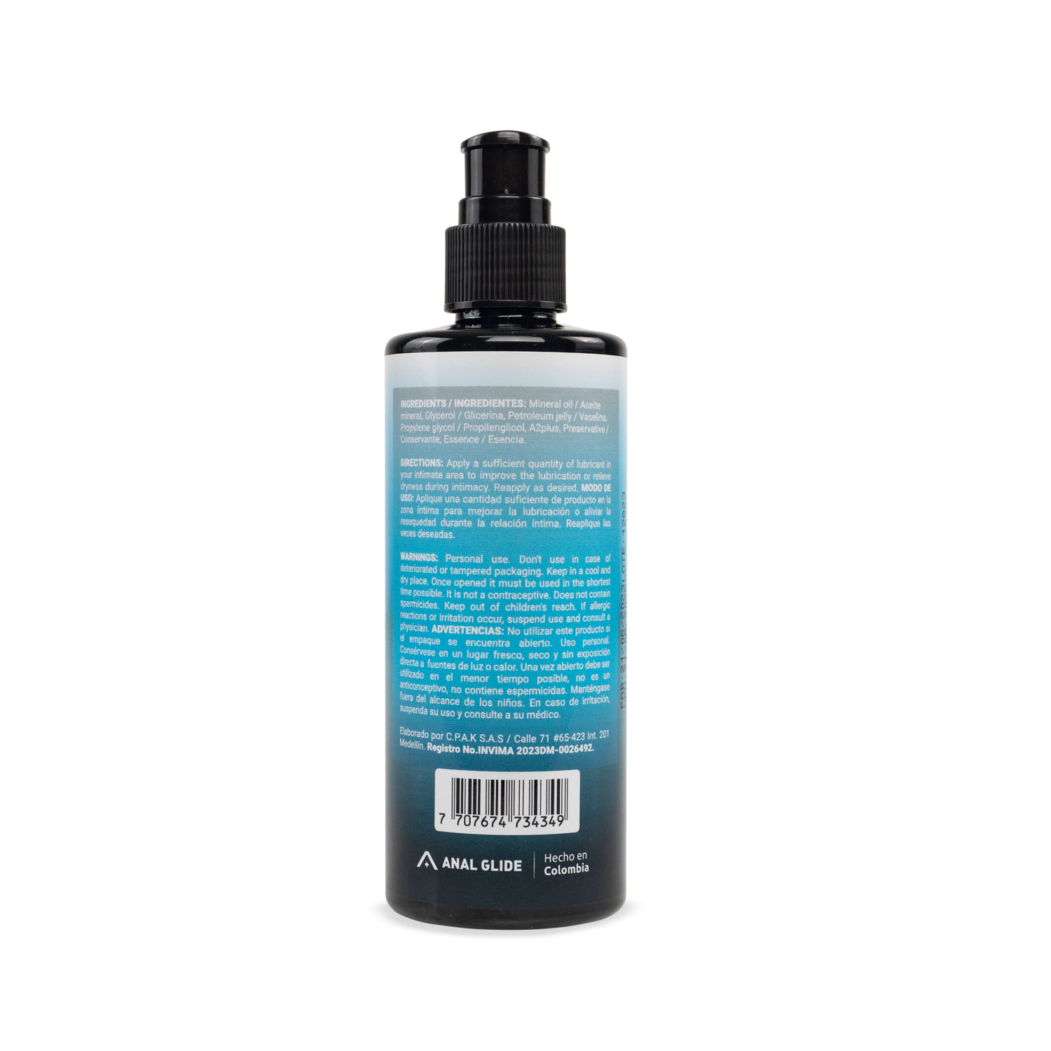 Lubricante íntimo Anal Glide