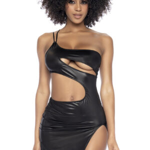Vestido Negro Underboob