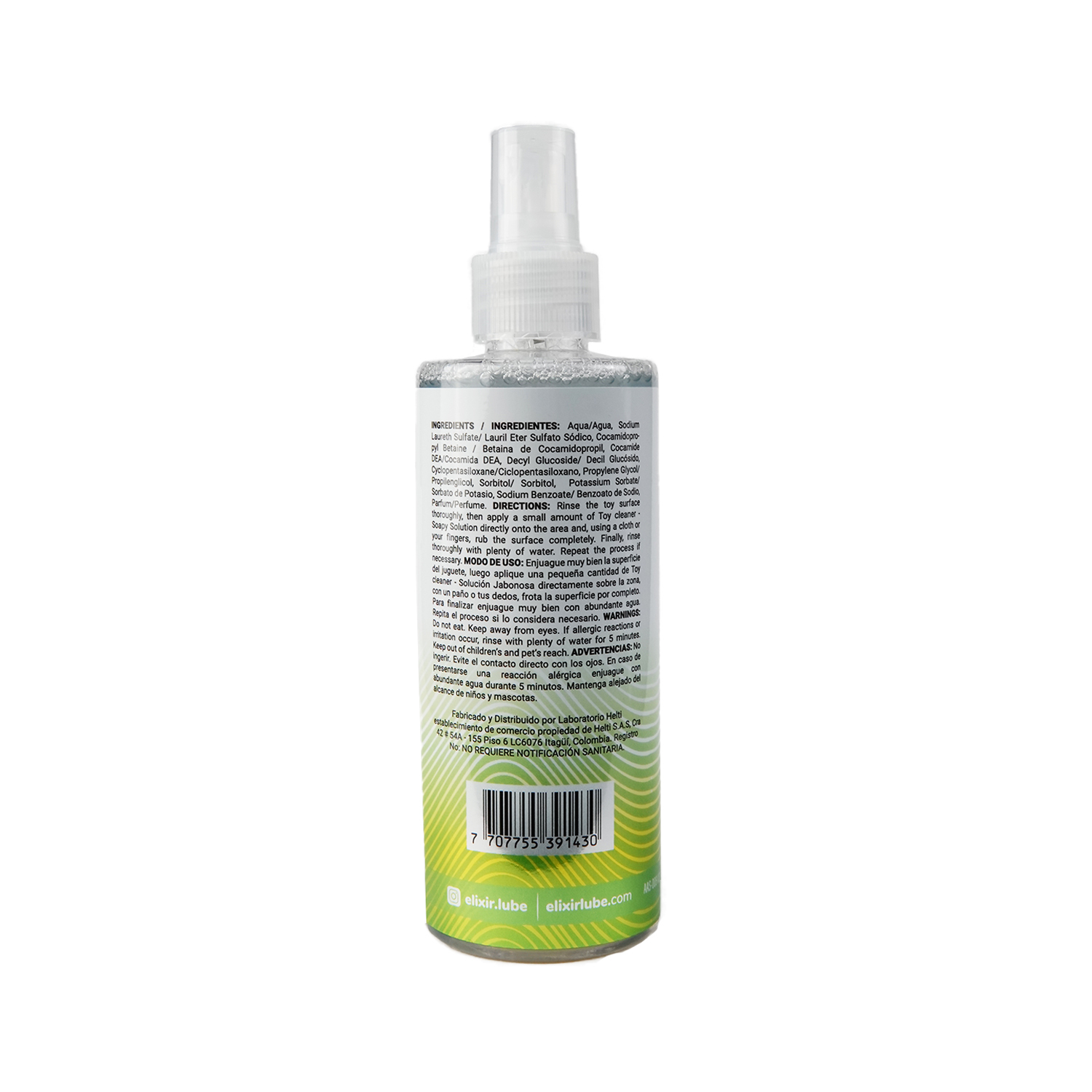 Limpiador De Juguetes Elixir De Melón