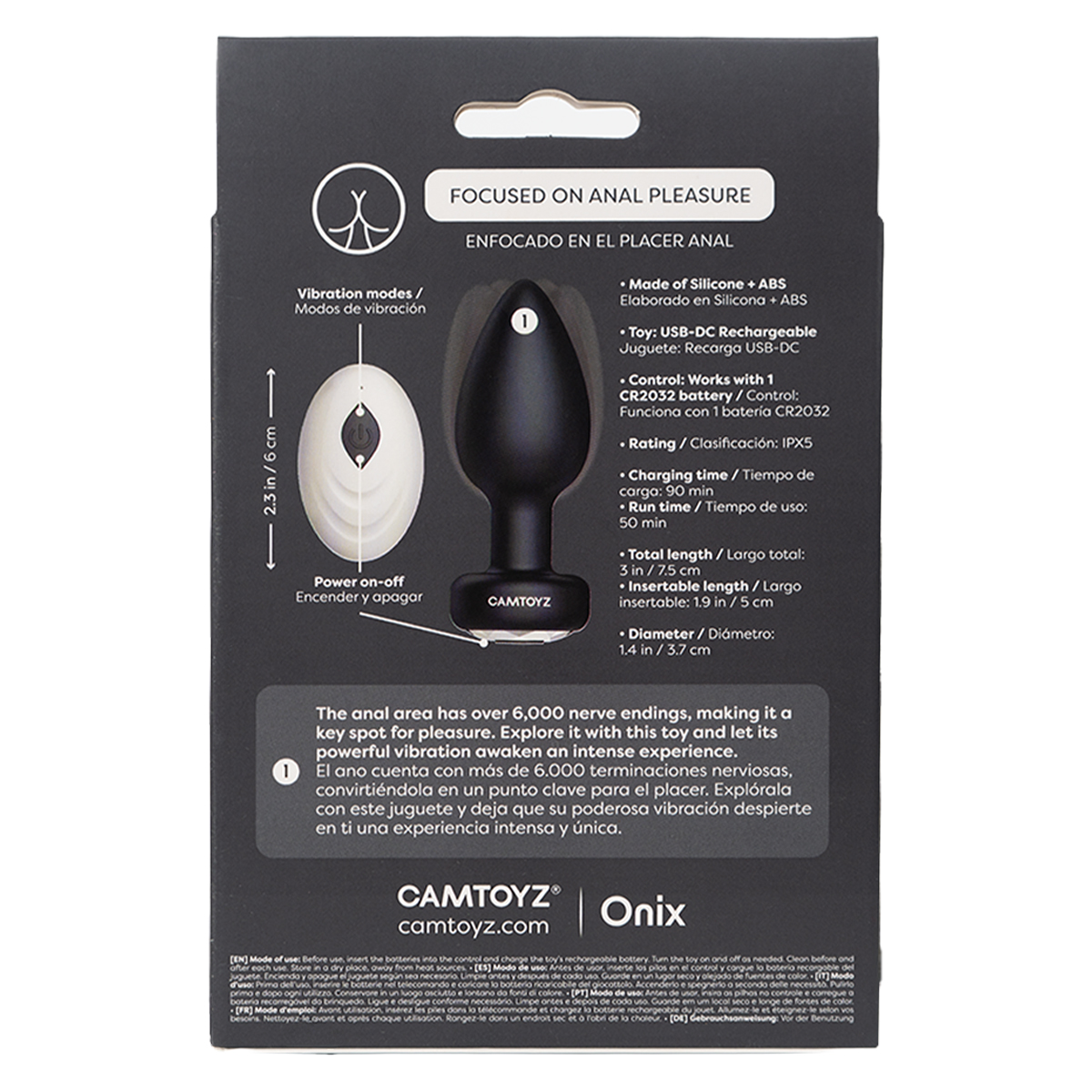 Nexus Plug anal con vibrador Camtoyz