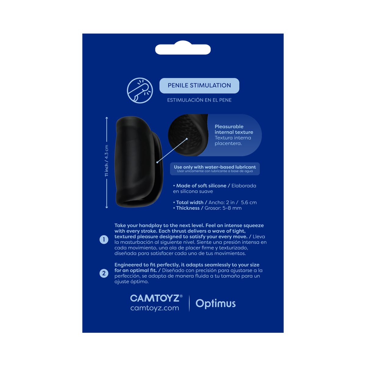 Handet Masturbador de Silicona Texturizado Camtoyz